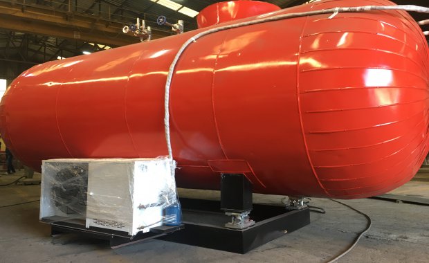 8 m³ LCO₂ Tank with Chiller and Load Cell Delivered to CAF Mekanik