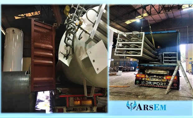 10 m³ LOX Tank and Two 350 Nm³/h Evaporators Exported to Algeria