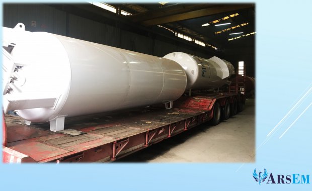 2 × 5 m³ LOX Tanks and Evaporators Delivered at Our Factory
