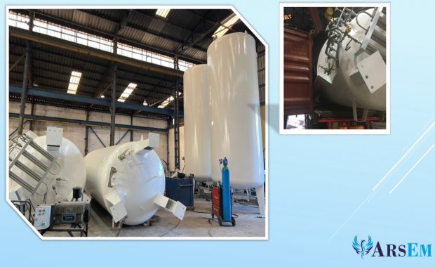 5 × High-Pressure 10 m³ LOX Tanks and Evaporators Delivered to Our Customer