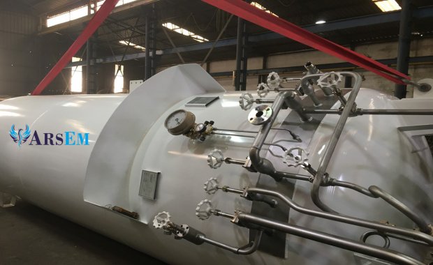 5 m³ LOX Tank Delivered at Our Factory